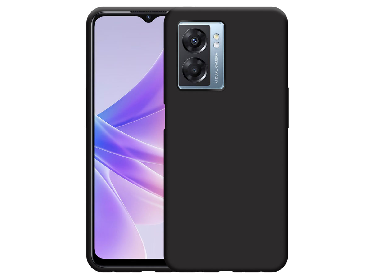 Just in Case Black TPU Case - Oppo A77 hoesje