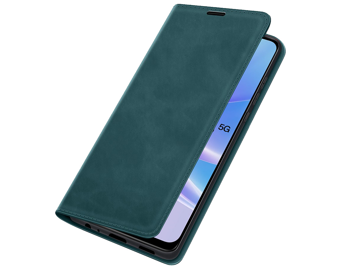 Just in Case Slim Wallet Case Groen - Oppo A78 5G hoesje
