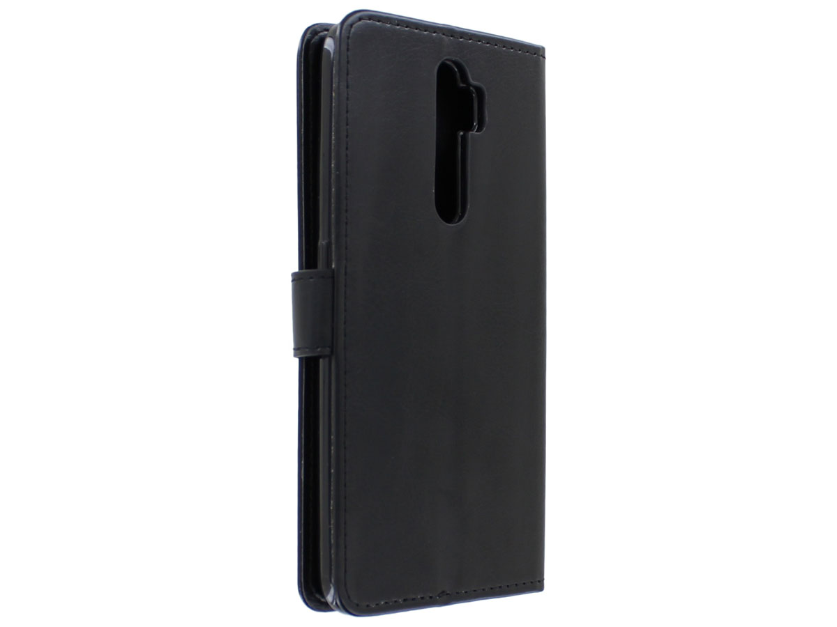 Bookcase Mapje Zwart - Oppo A9 (2020) hoesje