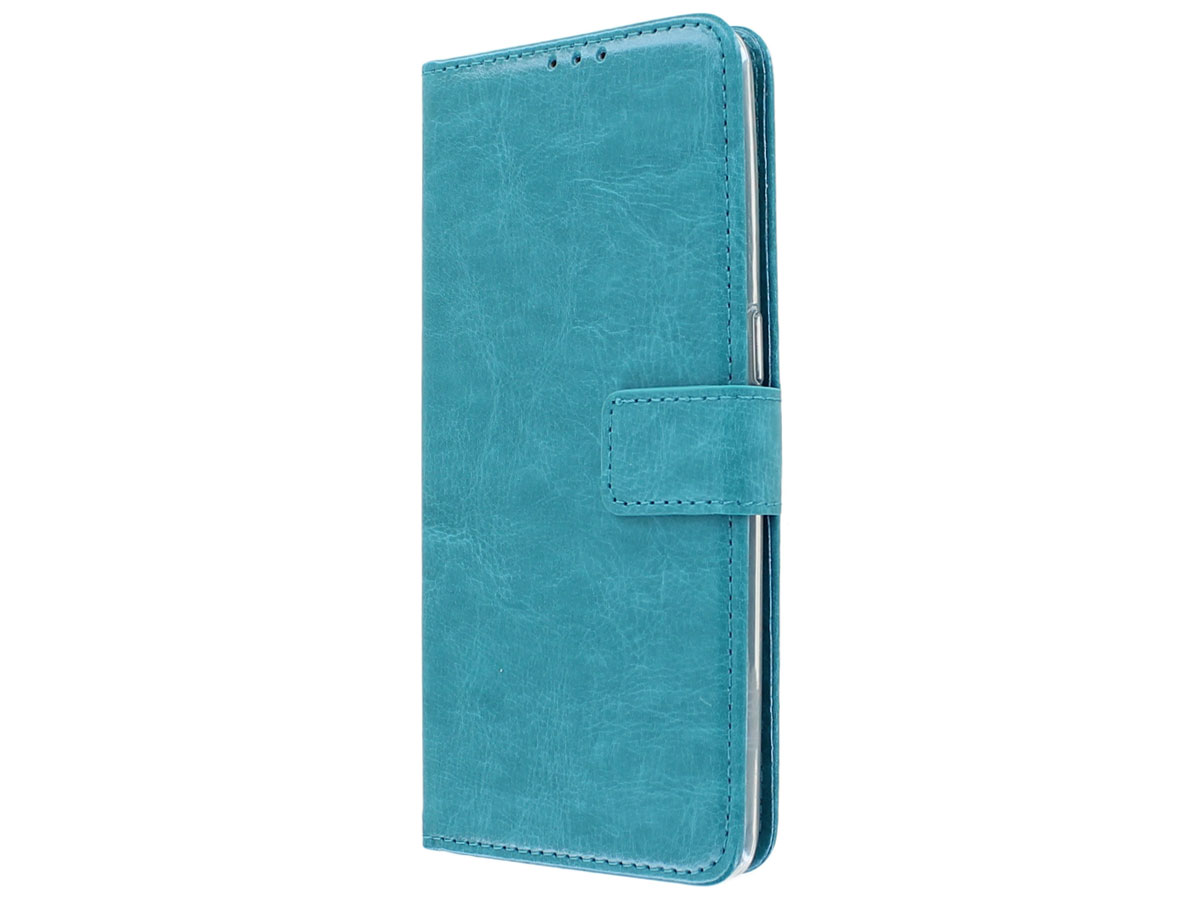 Bookcase Mapje Turquoise - Oppo A91 hoesje