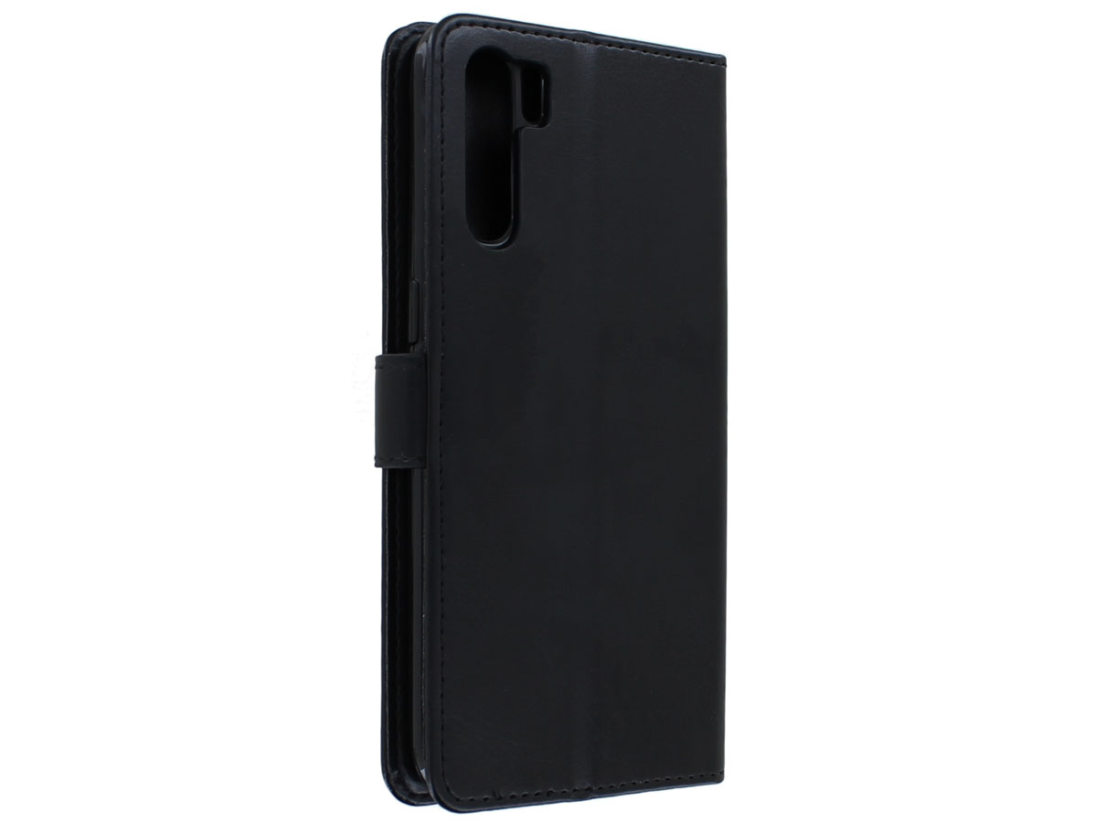 Bookcase Mapje Zwart - Oppo A91 hoesje