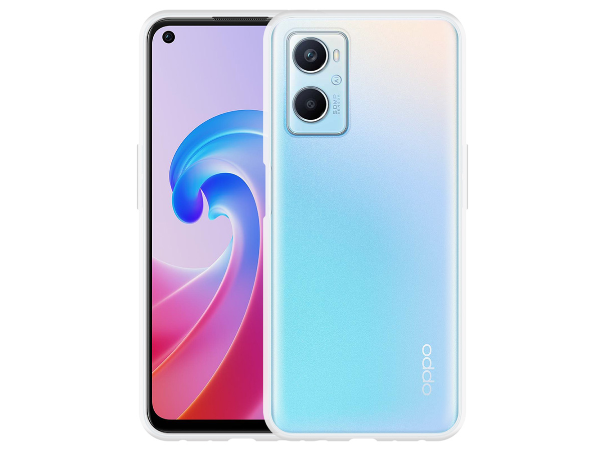 Just in Case Crystal Clear TPU Case - Oppo A96 hoesje