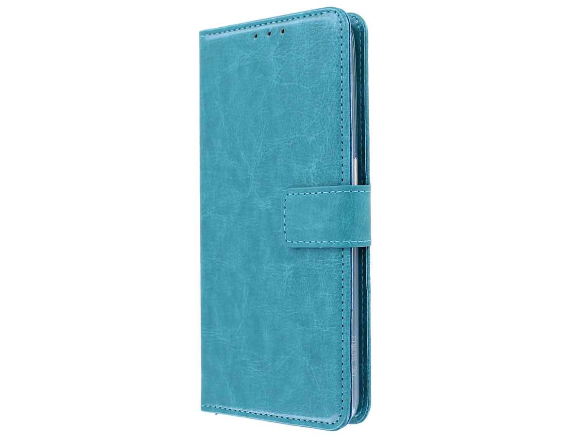 Bookcase Mapje Turquoise - Oppo Find X2 Lite hoesje