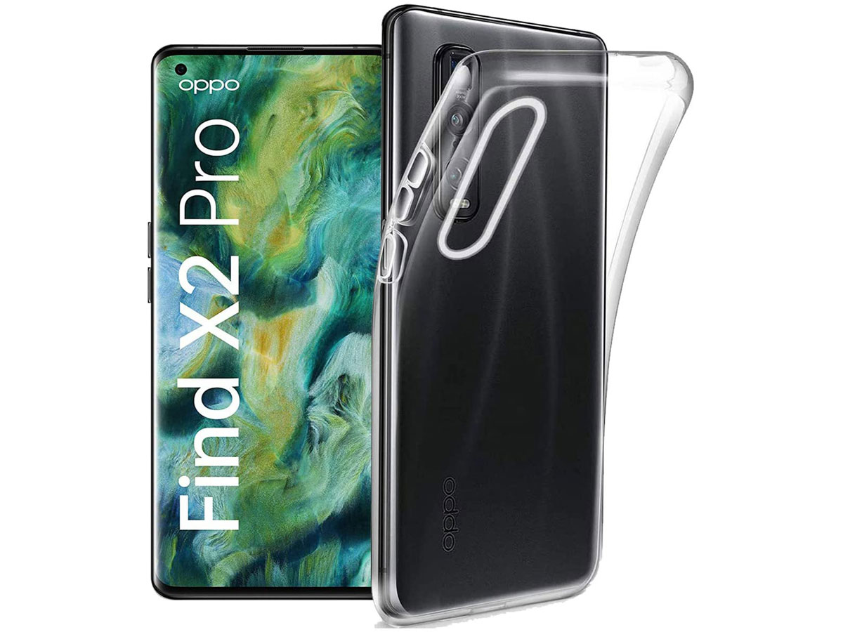 Crystal TPU Skin Case - Doorzichtig Oppo Find X2 Pro hoesje