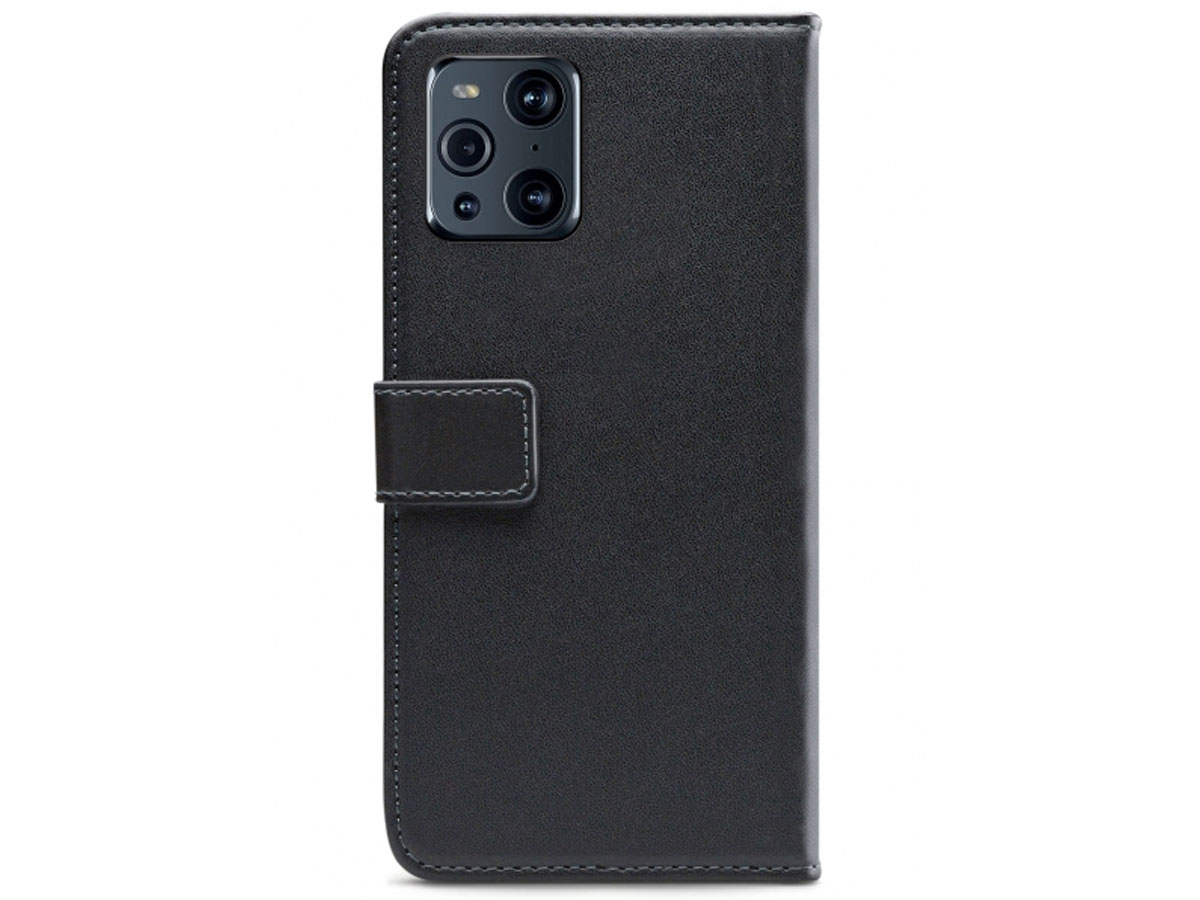 Mobilize Walletbook Zwart - Oppo Find X3 Pro hoesje