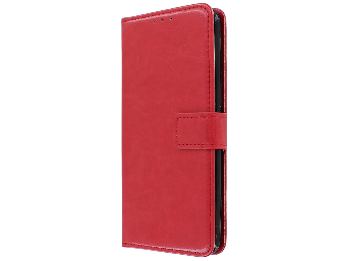 Wallet Book Case Mapje Rood - Oppo Reno 2Z hoesje