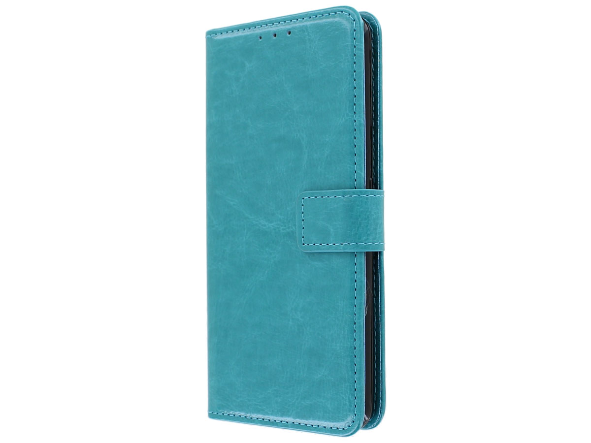 Wallet Book Case Mapje Turquoise - Oppo Reno 2Z hoesje