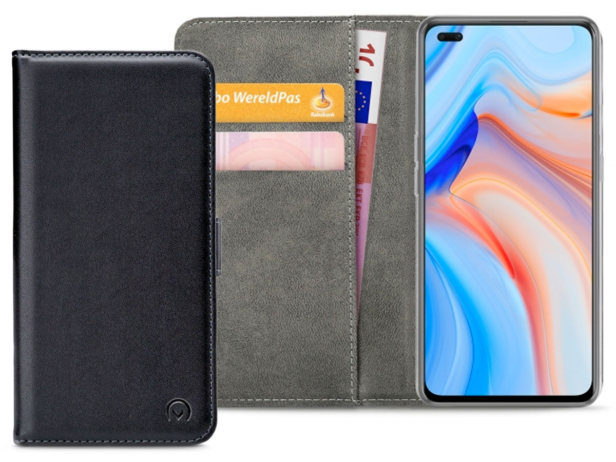 Mobilize Walletbook Zwart - Oppo Reno 4 5G hoesje