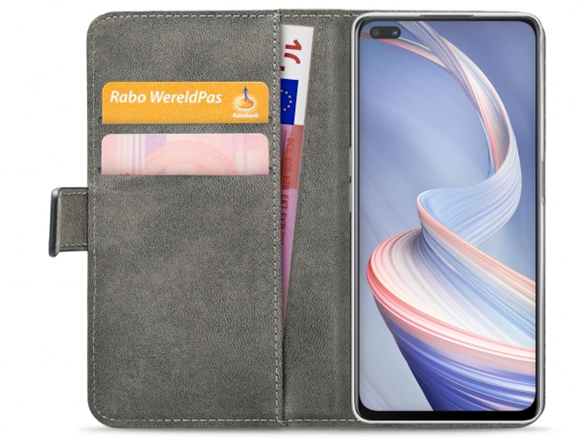 Mobilize Walletbook Zwart - Oppo Reno 4 Z 5G hoesje