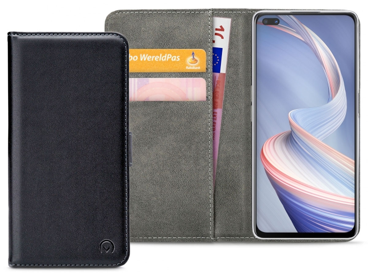 Mobilize Walletbook Zwart - Oppo Reno 4 Z 5G hoesje