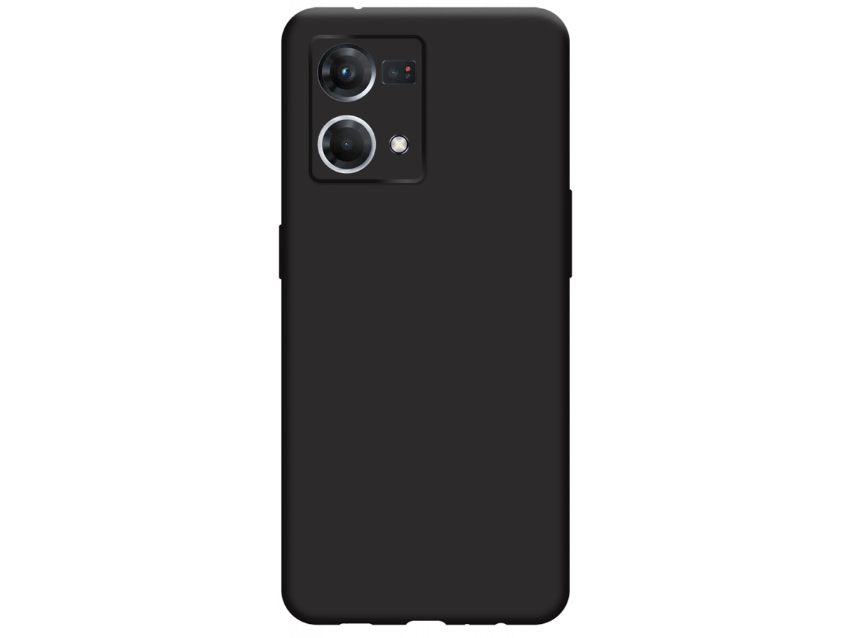 Just in Case Black TPU Case - Oppo Reno7 hoesje