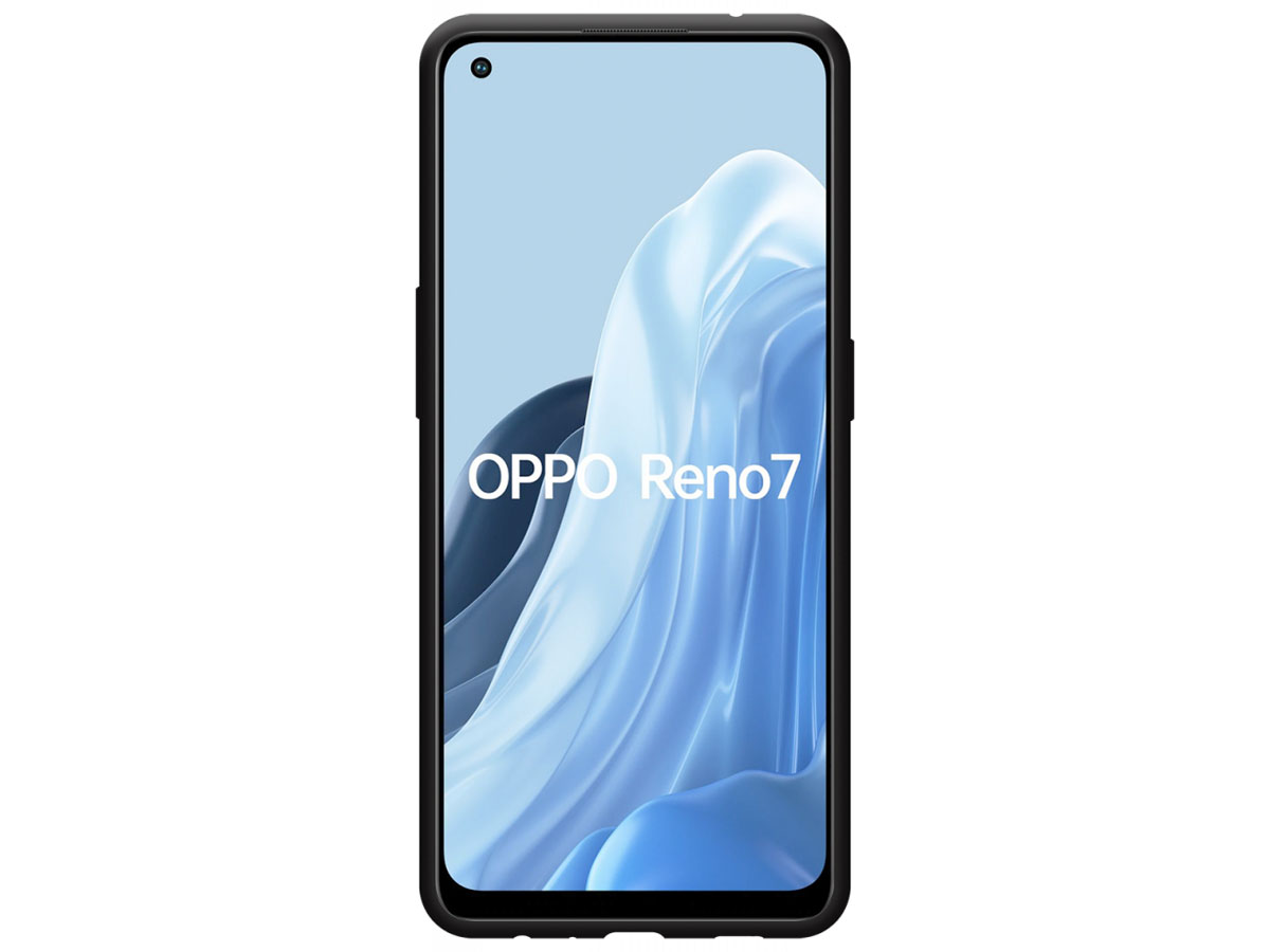 Just in Case Black TPU Case - Oppo Reno7 hoesje