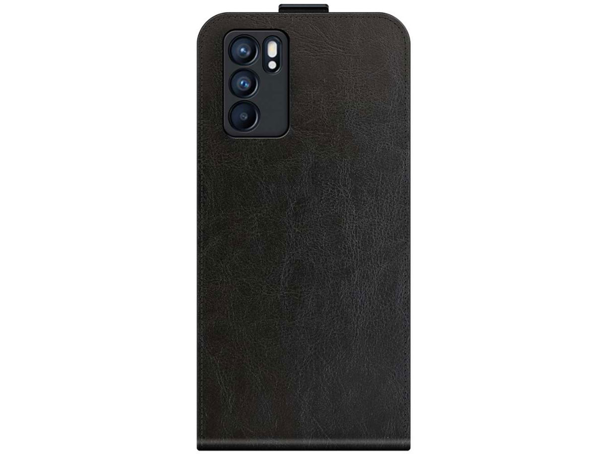 Just in Case Flip Case Zwart - Oppo Reno6 5G hoesje