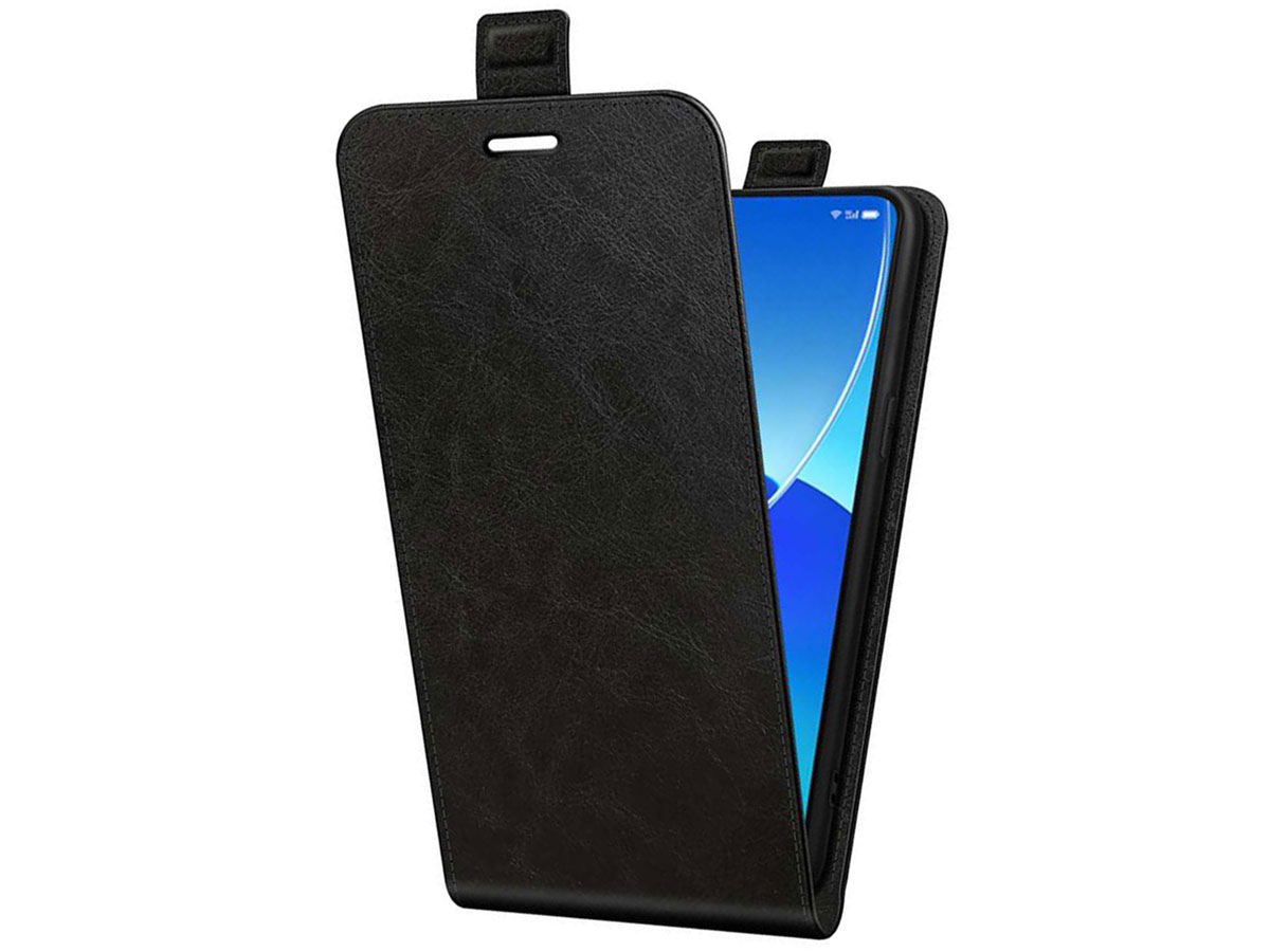 Just in Case Flip Case Zwart - Oppo Reno6 5G hoesje