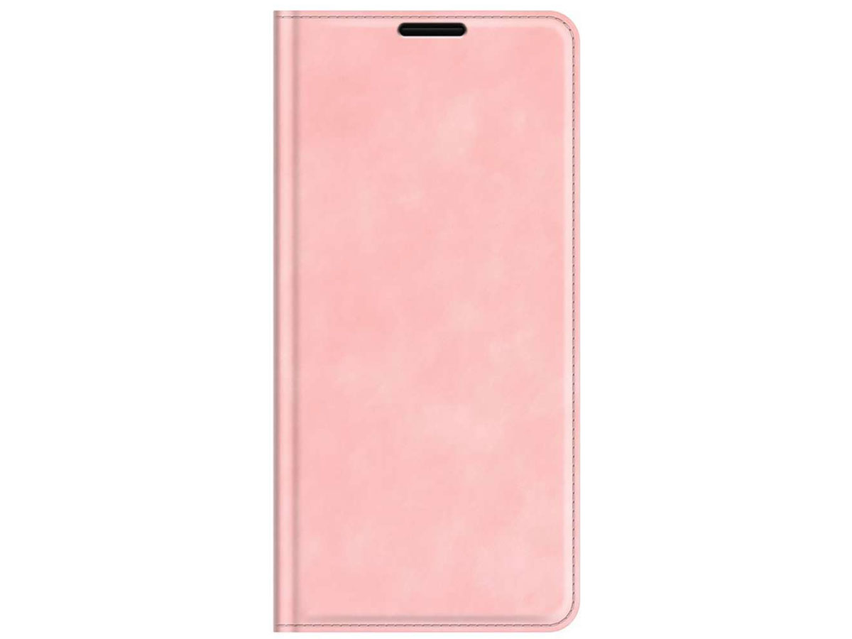 Just in Case Magnetic BookCase Roze - Oppo Reno6 5G hoesje