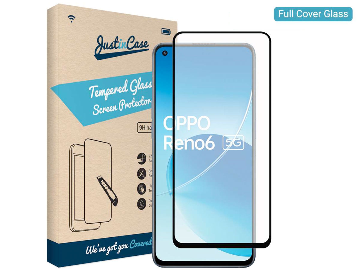 Oppo Reno6 5G Screen Protector Full Screen Cover Tempered Glass