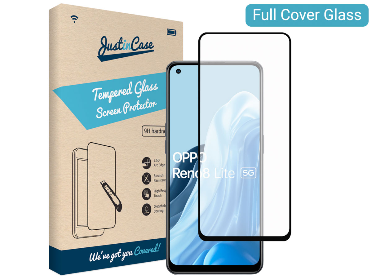 Oppo Reno8 Lite Screen Protector Full Screen Cover Tempered Glass