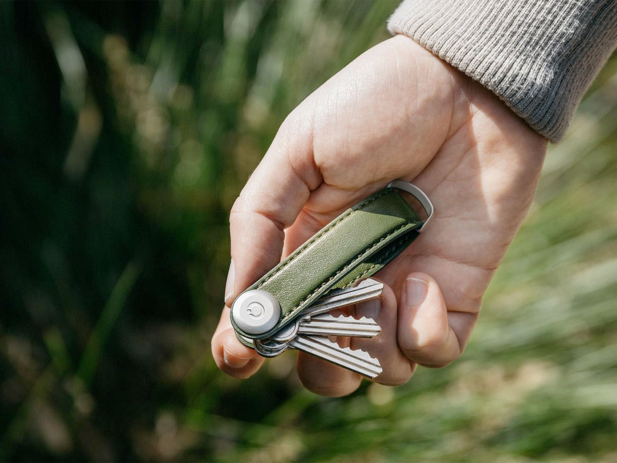 Orbitkey Key Organiser Cactus Leather - Desert Sand