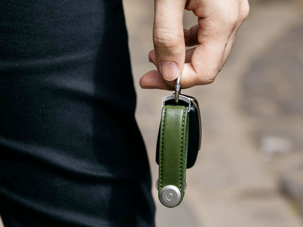 Orbitkey Key Organiser Cactus Leather - Cactus Green