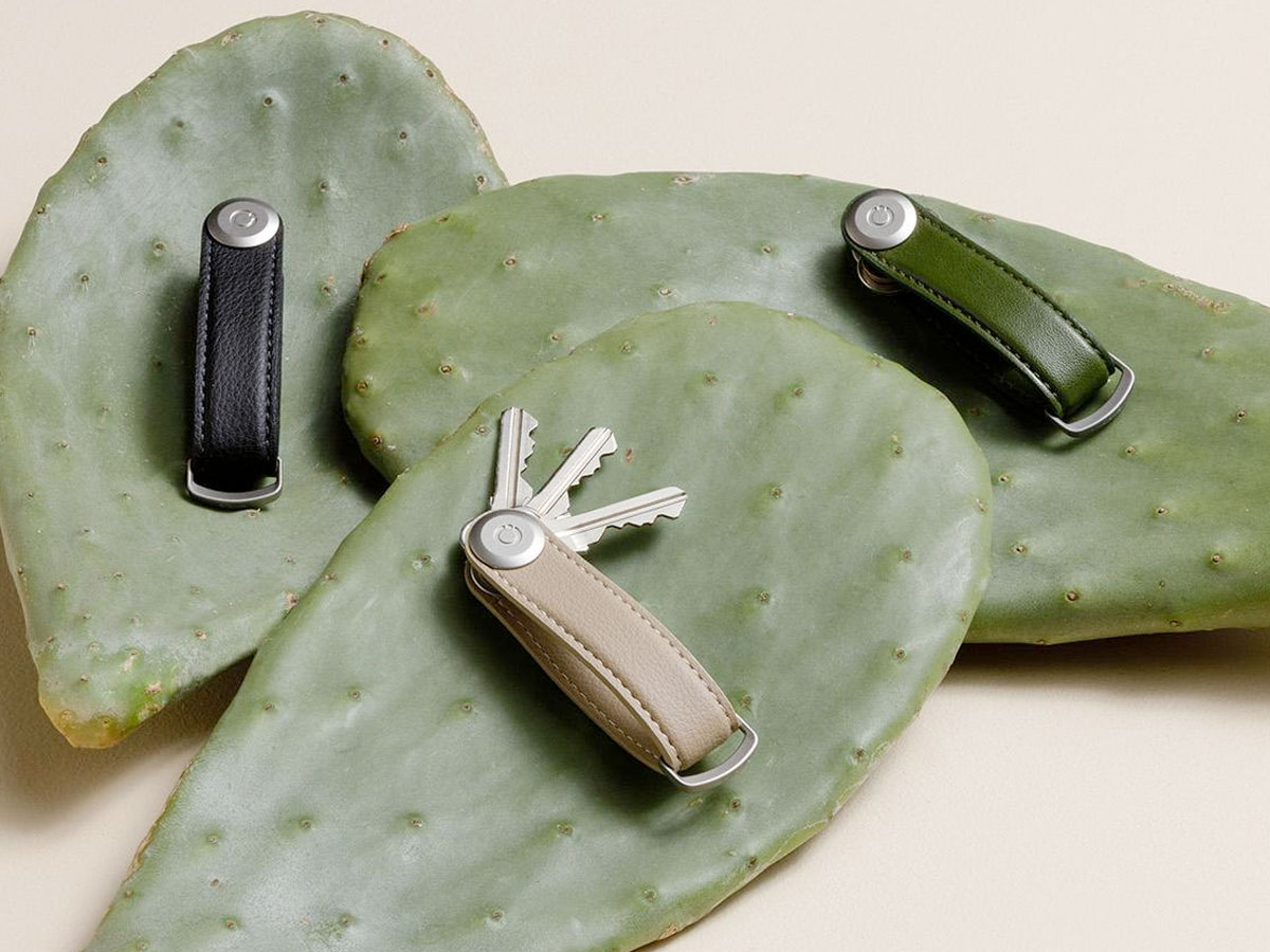 Orbitkey Key Organiser Cactus Leather - Desert Sand