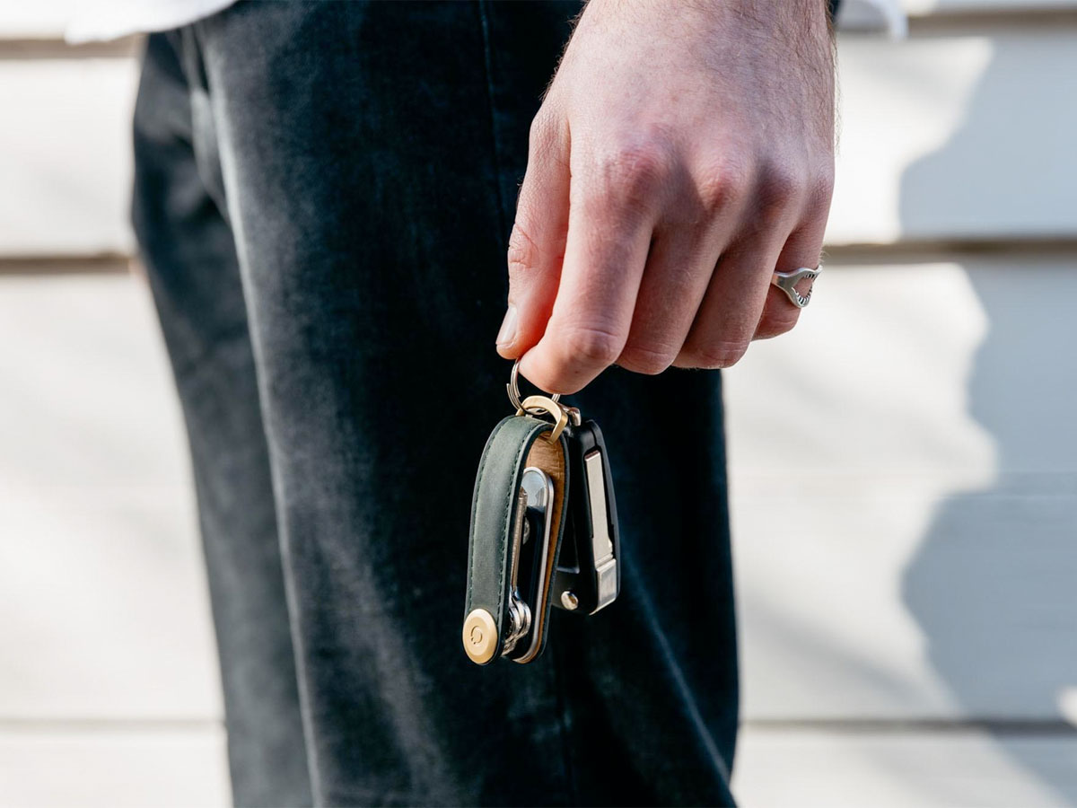 Orbitkey Key Organiser Crazy Horse - Chestnut Brown