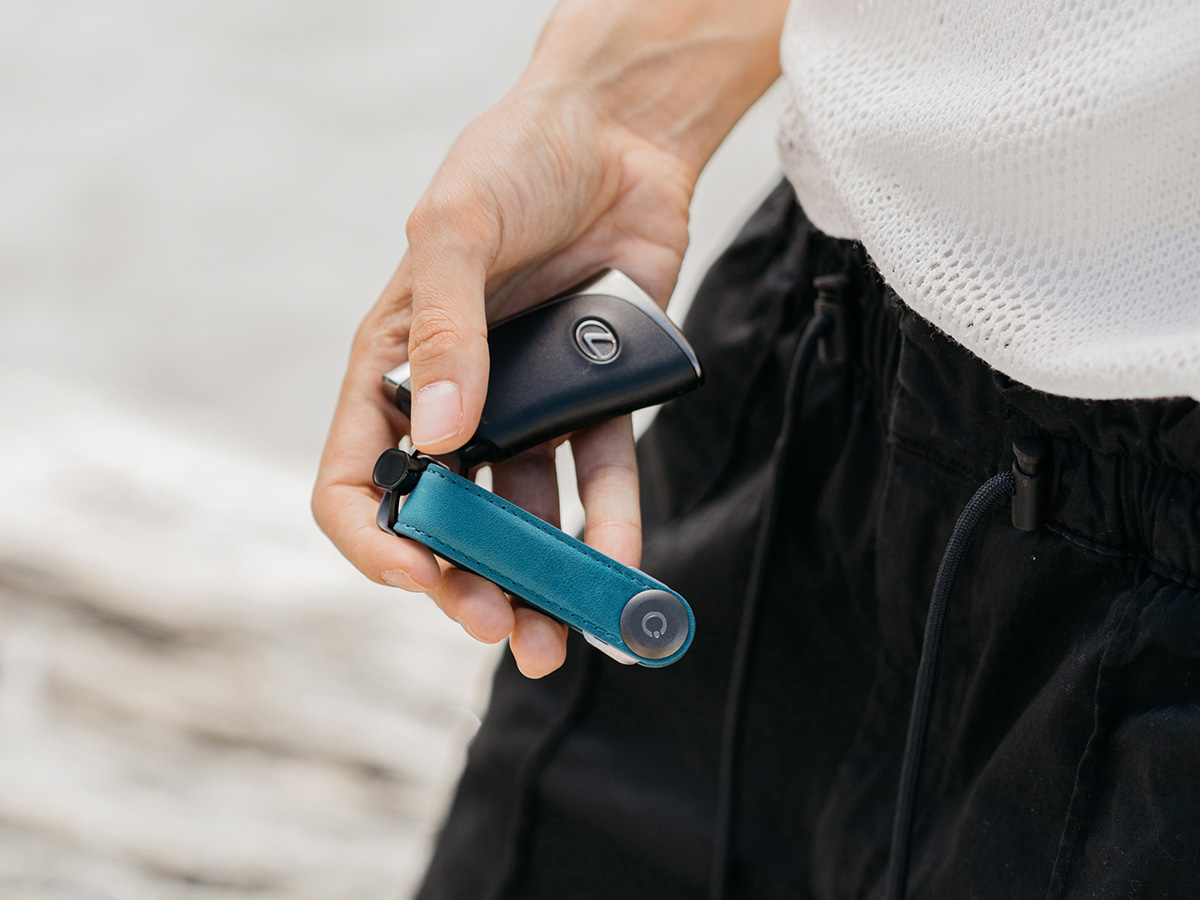 Orbitkey Key Organiser Crazy Horse - Teal