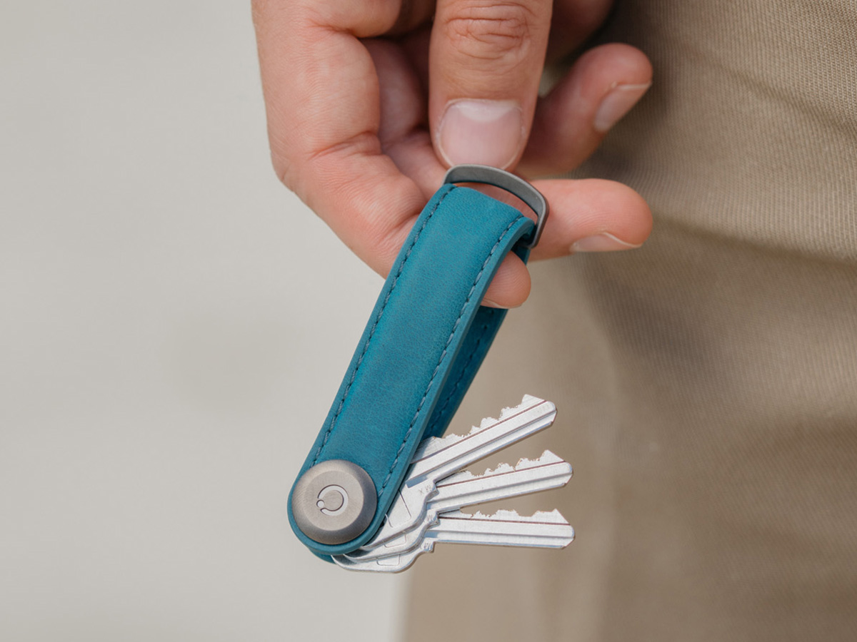 Orbitkey Key Organiser Crazy Horse - Teal