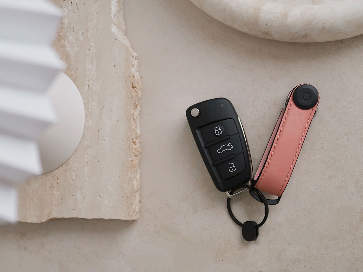 Orbitkey Key Organiser Leather - Cotton Candy (Limited Edition)