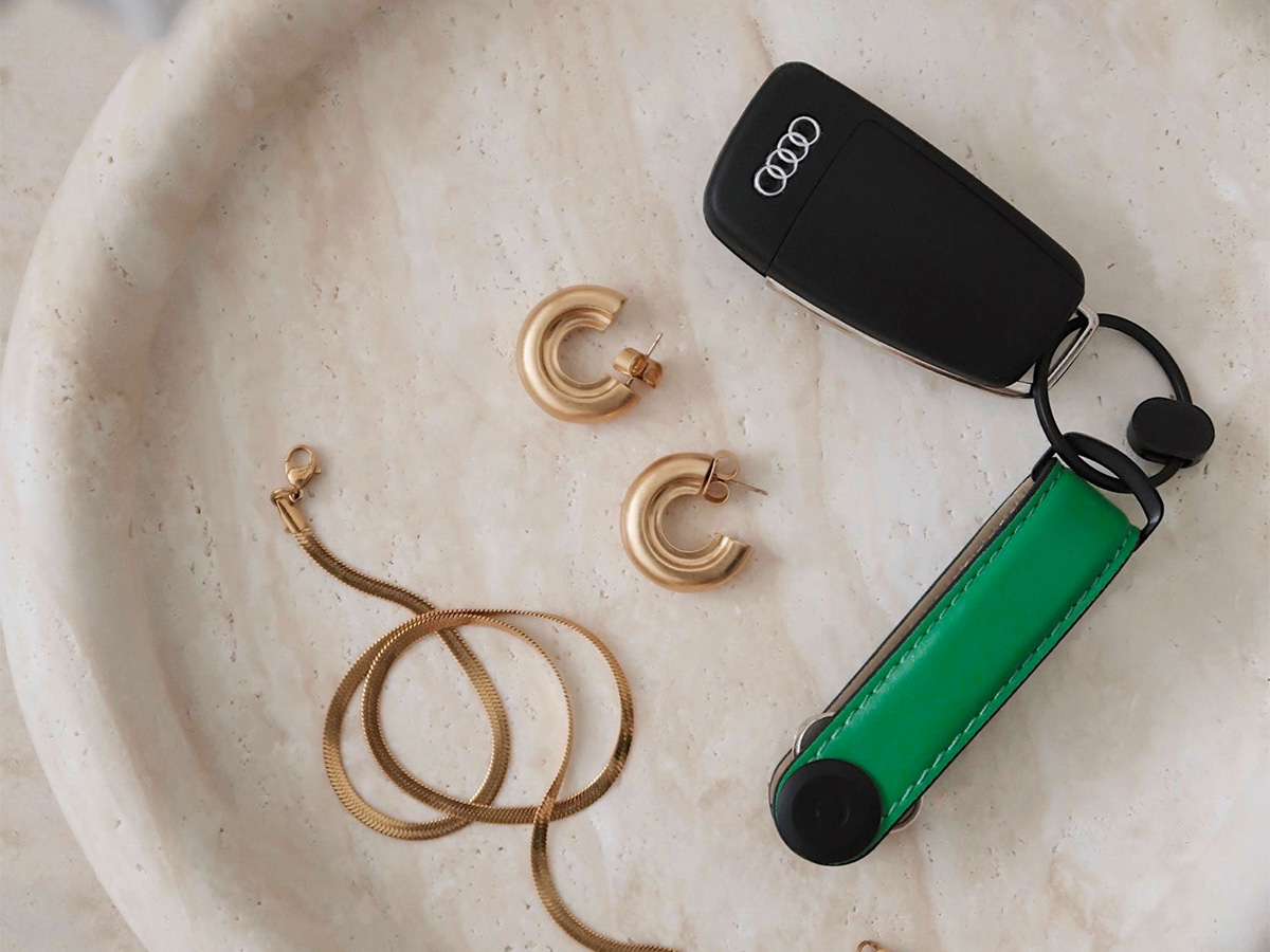 Orbitkey Key Organiser Leather - Island Green (Limited Edition)