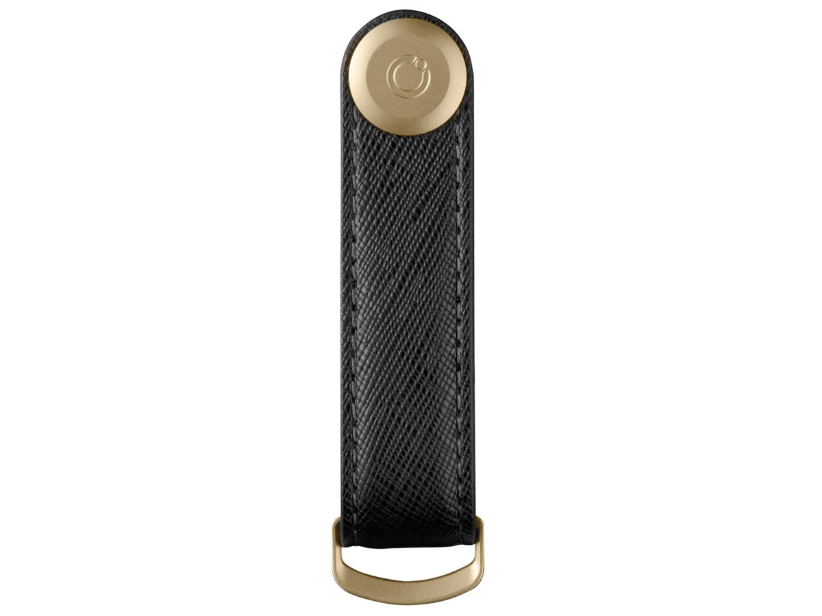 Orbitkey Key Organiser Saffiano Leather - Liquorice Black