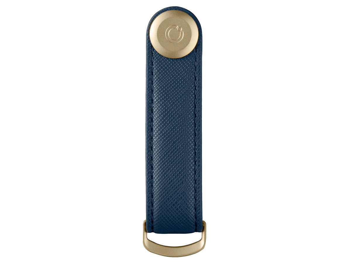 Orbitkey Key Organiser Saffiano Leather - Oxford Navy