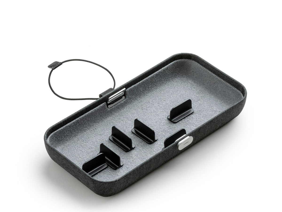 Orbitkey Nest Portable Organiser met Draadloze Oplader - Black