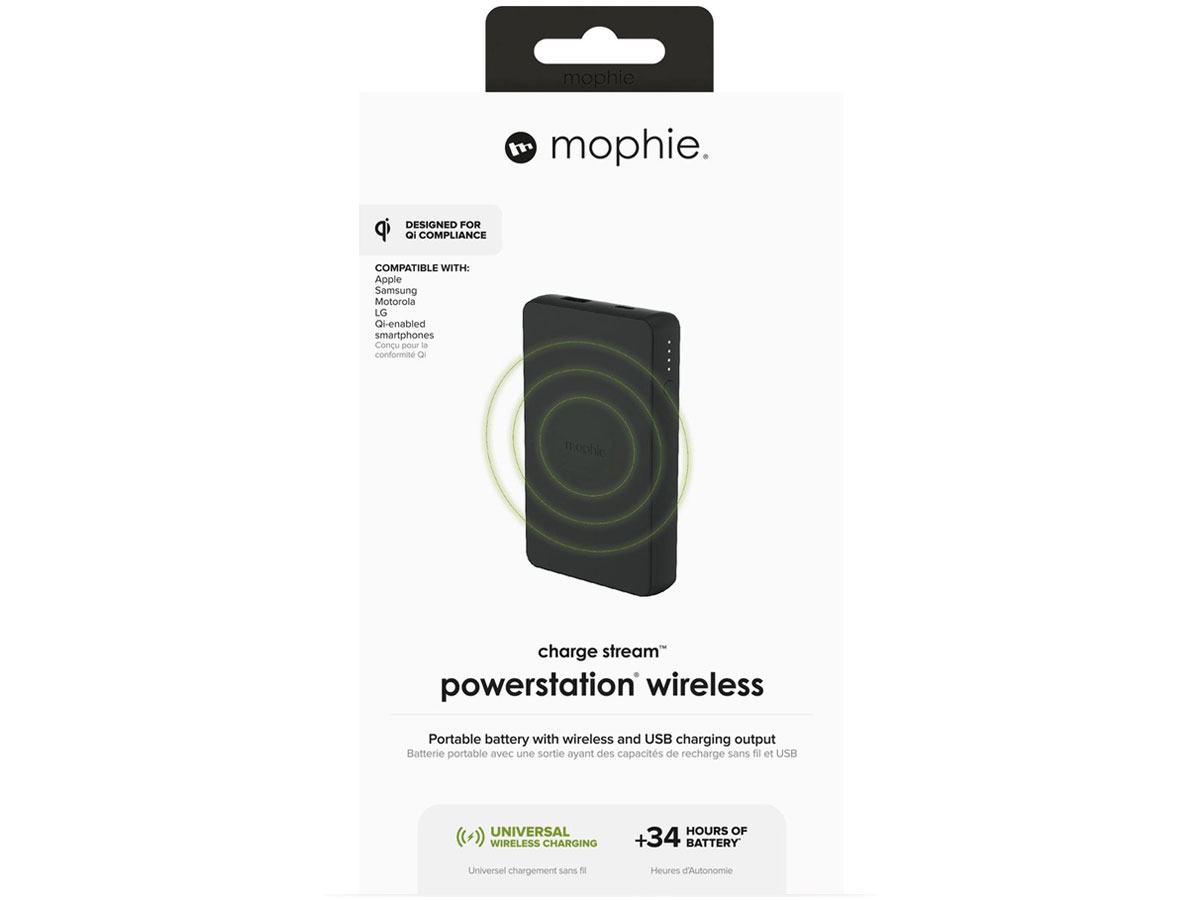 Mophie PowerStation Wireless 6K - Draadloze Powerbank 6.000mAh