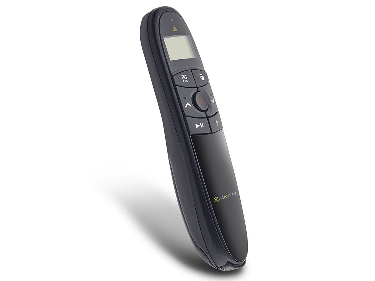 Cadyce Wireless Presenter Pointer met LCD Display Timer