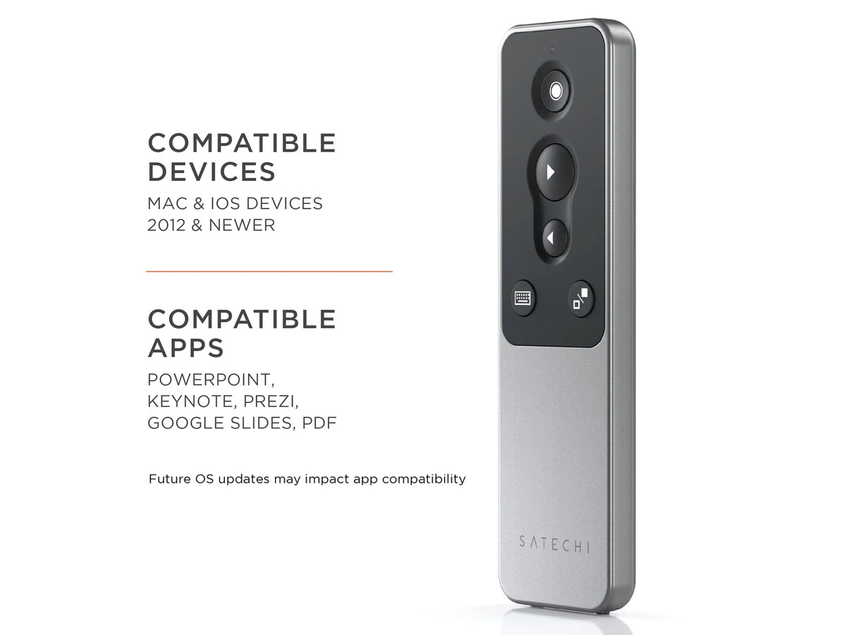 Satechi R1 Bluetooth Presentation Remote - Presenter met Laserpointer