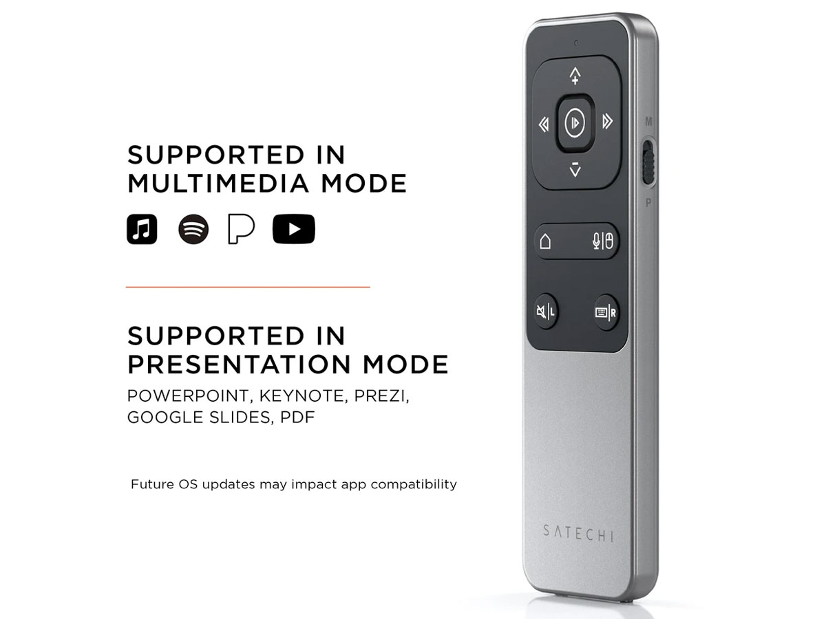 Satechi R2 Bluetooth Multimedia Remote Control en Presenter