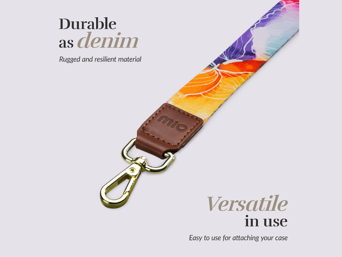 MIO Lanyard Flowers - Universeel Smartphone Nekkoord