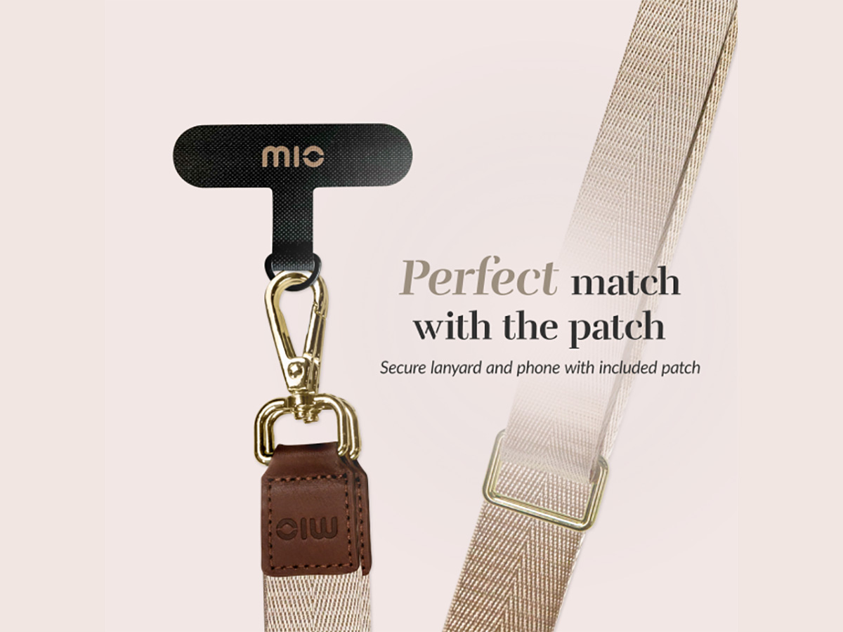 MIO Lanyard Sand - Universeel Smartphone Nekkoord