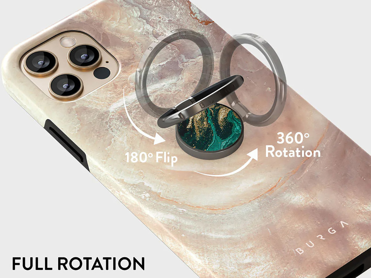 Burga Phone Ring Holder Emerald Pool - Smartphone Ring en Stand