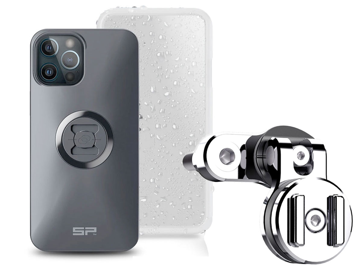 SP-Connect Clutch Bundle Chrome - iPhone 11 Pro Max/Xs Max Motorhouder