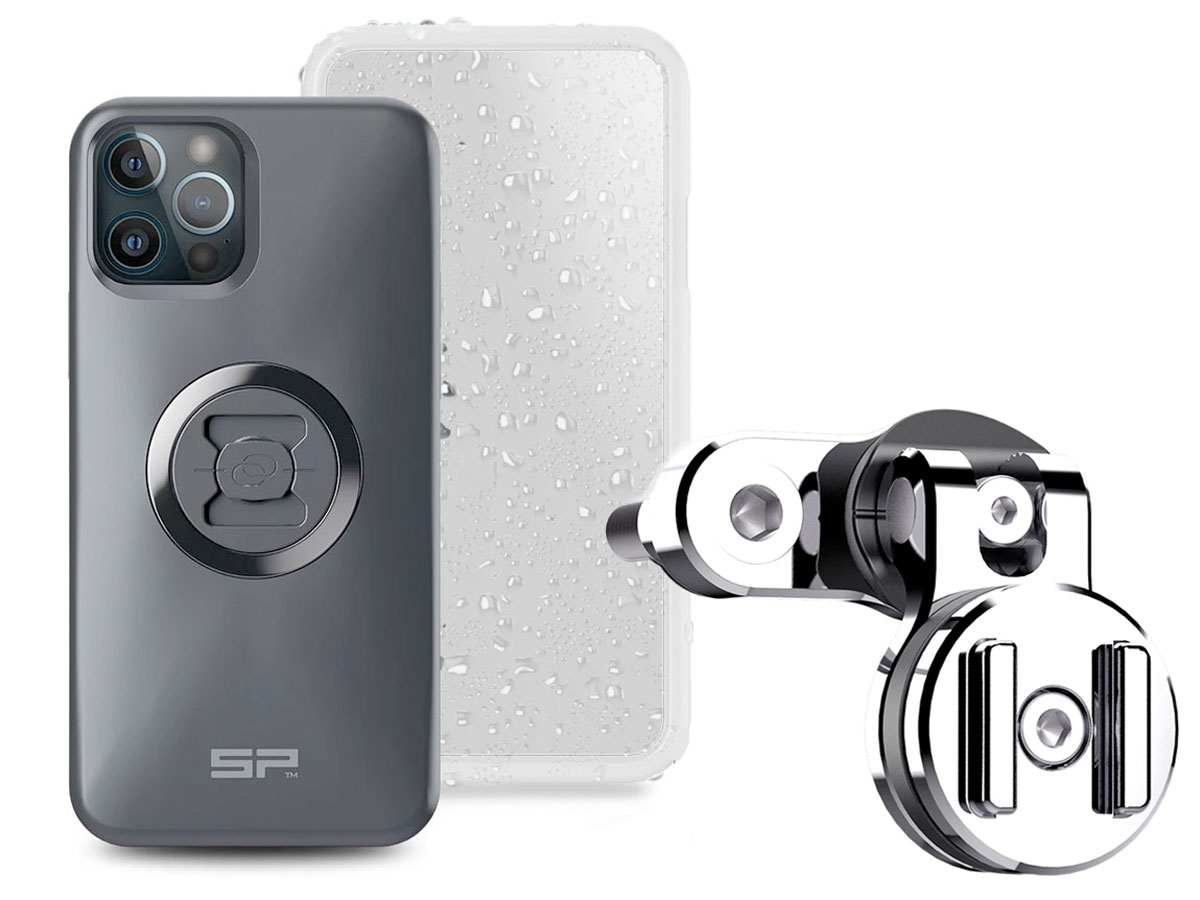 SP-Connect Clutch Bundle Chrome - iPhone 11 Pro / X / Xs Motorhouder