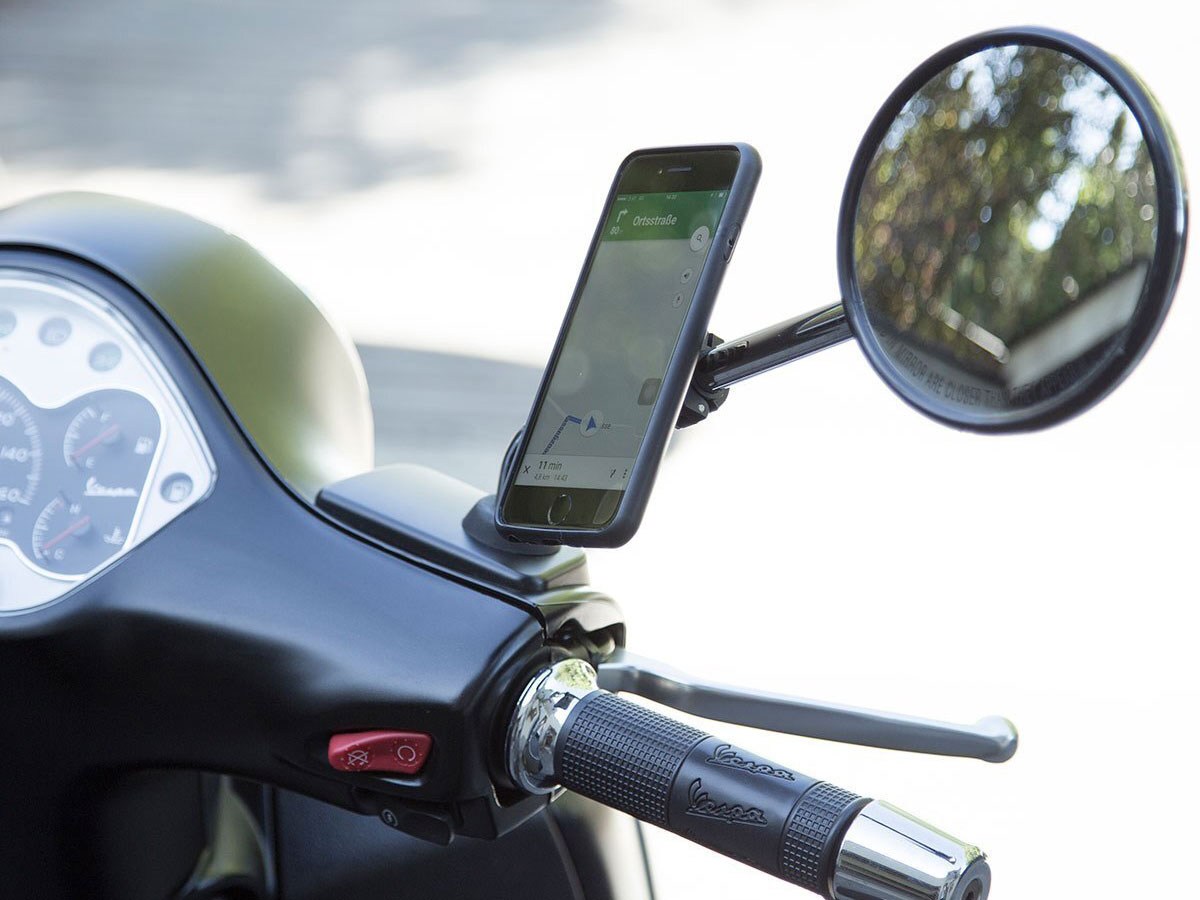 SP-Connect Moto Mirror Bundle LT - iPhone 12 Mini Motorhouder