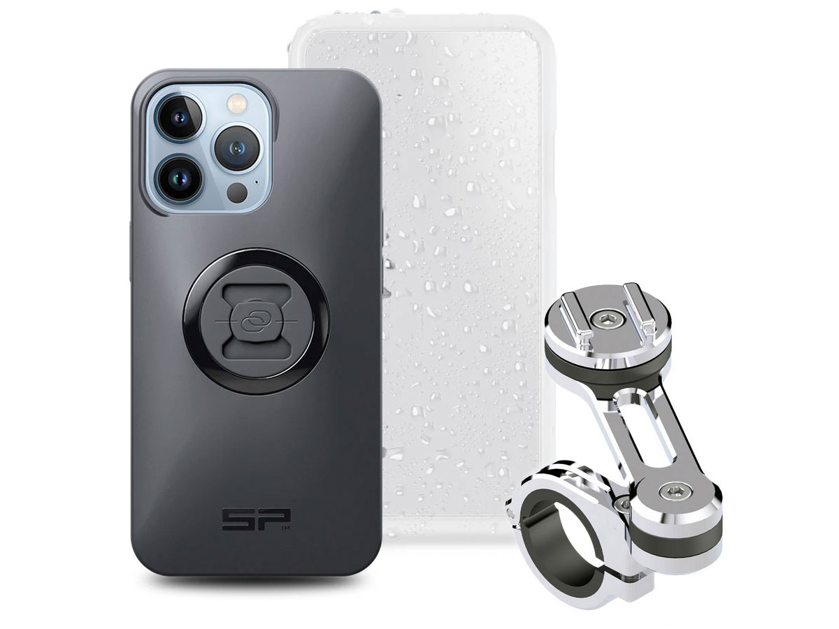 SP-Connect Moto Bundle Chrome - iPhone 13 Pro Motorhouder