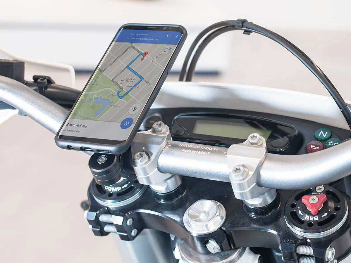 Edelsteen via vlinder SP-Connect Moto Bundle | iPhone 13 Pro Max Motor Houder