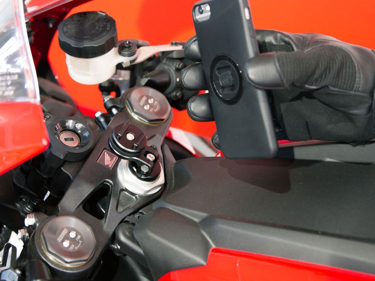 SP-Connect Moto Stem Bundle - iPhone 11 Pro / X / Xs Motorhouder