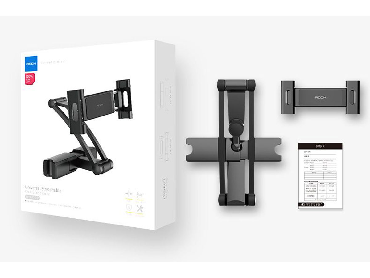 Rock Universele Hoofdsteun Tablet Houder met Arm