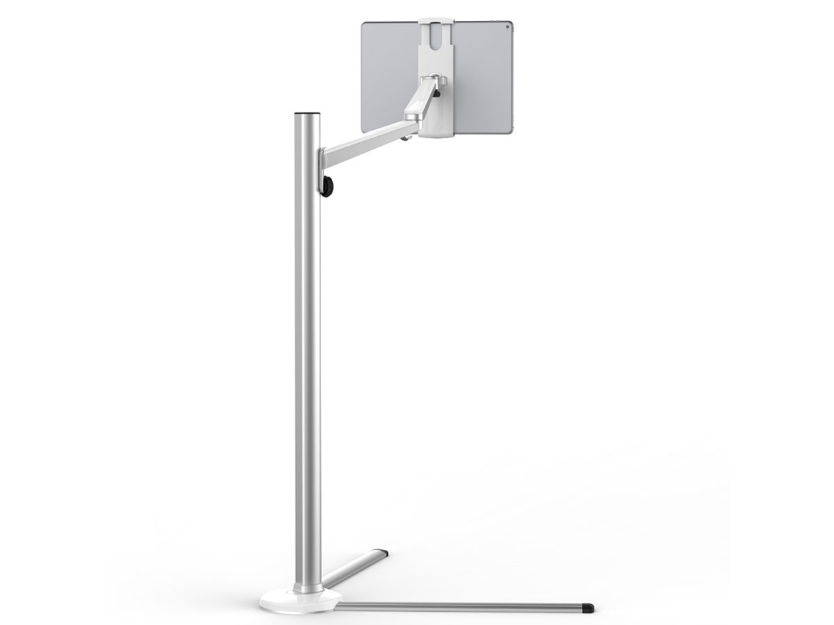 Aluminium Tablet Floor Stand Zilver - Tablet Vloerstandaard