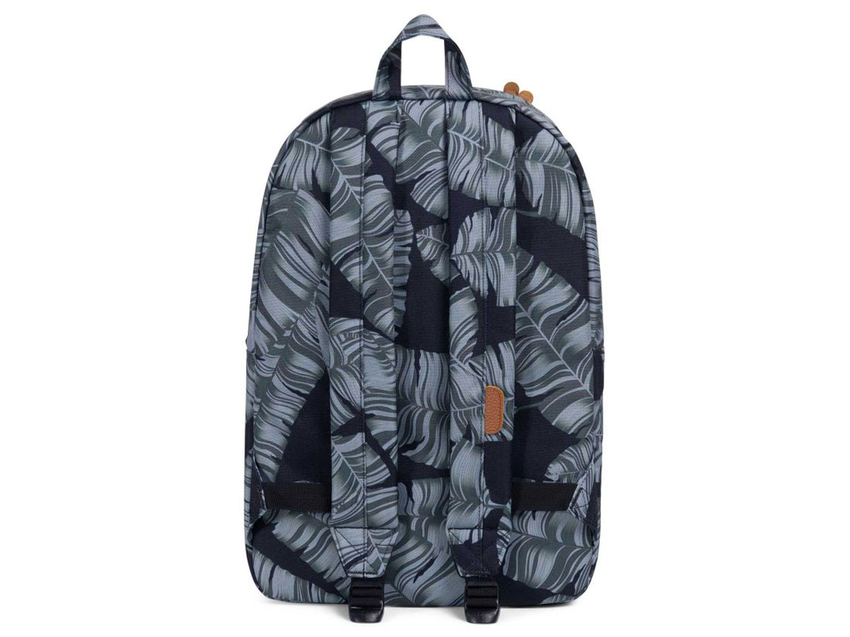 Herschel black palm backpack 2025