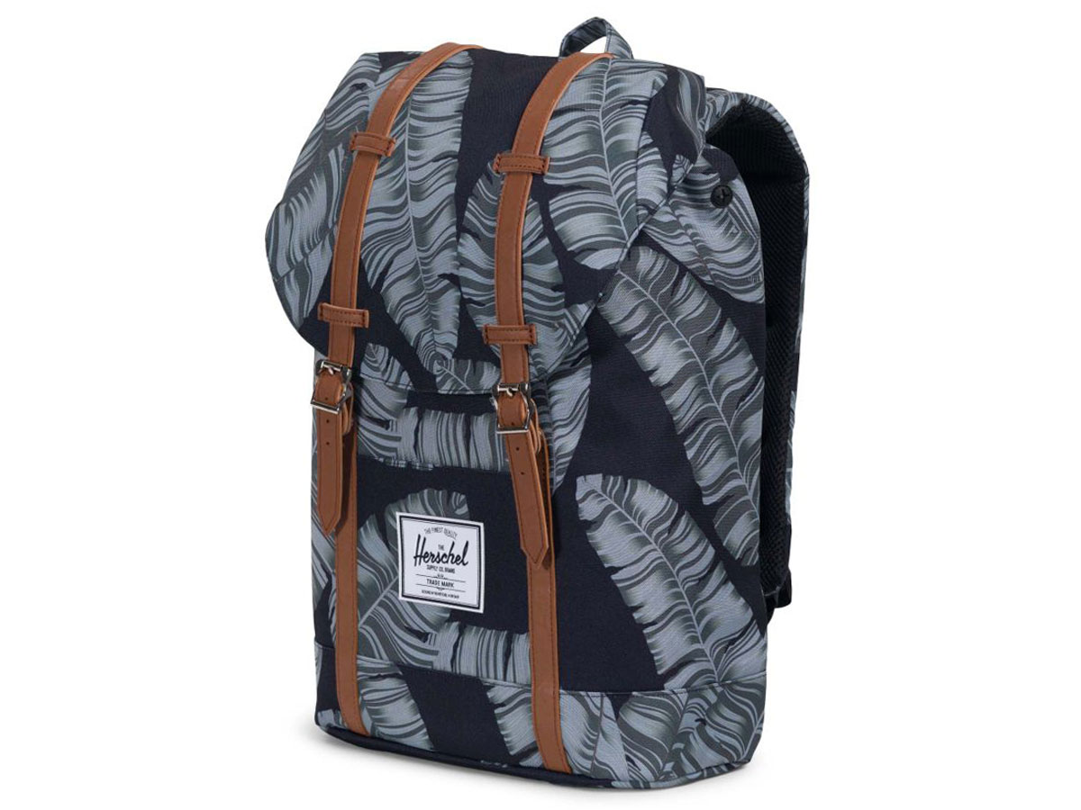 Herschel Supply Co. Retreat Rugzak - Black Palm/Tan