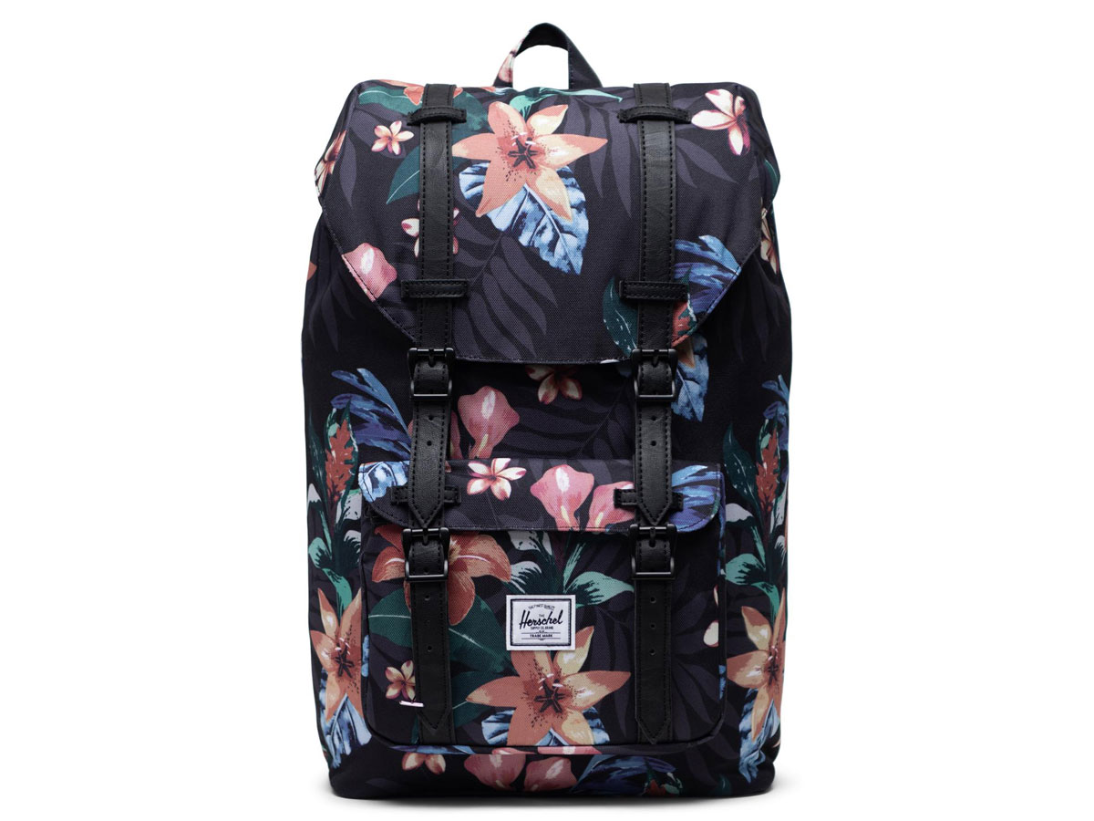 Herschel Supply Co. Little America Rugzak - Summer Floral Black (Mid)